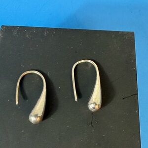 Elegant Silver Teardrop Earrings